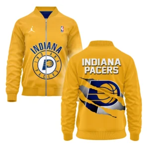 Indiana Pacers Bomber Jacket NBA 2025 For Fan Indiana Pacers HVN1046PCR060425BOB