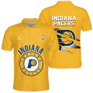 Indiana Pacers Polo Shirt NBA 2025 For Fan Indiana Pacers HVN1046PCR060425POS