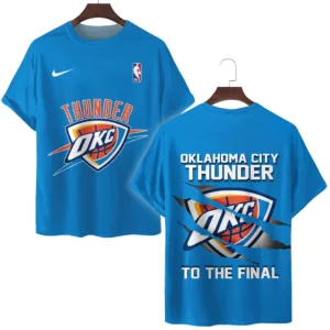 Oklahoma City Thunder T-Shirt NBA 2025 For Fan Oklahoma City Thunder HVN1046THD060425TS3D