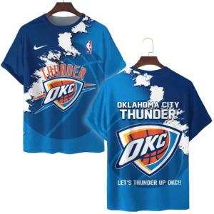 Oklahoma City Thunder T-Shirt NBA 2025 For Fan Oklahoma City Thunder HVN1047THUNDER060425TS3D