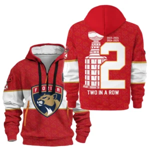 Florida Panthers Hoodie Half Zipper NHL 2025 For Fan Florida Panthers HVN1048PANTHERS060525HODZ