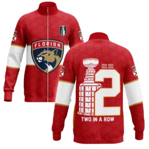 Florida Panthers Stand Collar Jacket NHL 2025 For Fan Florida Panthers HVN1048PANTHERS060525SCJ