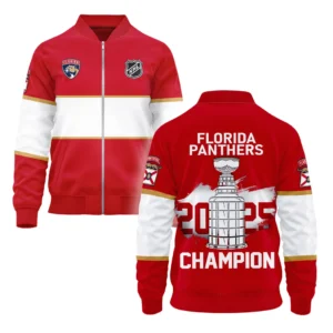Florida Panthers Bomber Jacket NHL 2025 For Fan Florida Panthers HVN1050PANTHER060525BOB