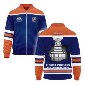 Edmonton Oilers Bomber Jacket NHL 2025 For Fan Edmonton Oilers HVN1051OIL060525BOB