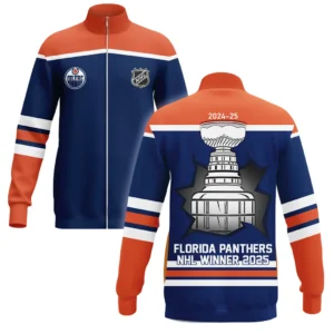 Edmonton Oilers Stand Collar Jacket NHL 2025 For Fan Edmonton Oilers HVN1051OIL060525SCJ