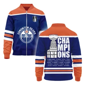 Edmonton Oilers Bomber Jacket NHL 2025 For Fan Edmonton Oilers HVN1052OILS060525BOB
