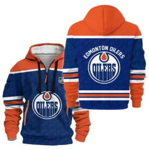Edmonton Oilers  Hoodie Half Zipper NHL 2025 For Fan Edmonton Oilers  HVN1053EDM060625HODZ