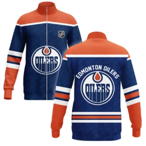 Edmonton Oilers  Stand Collar Jacket NHL 2025 For Fan Edmonton Oilers  HVN1053EDM060625SCJ