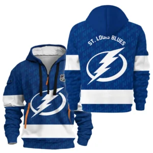 Tampa Bay Lightning  Hoodie Half Zipper NHL 2025 For Fan Tampa Bay Lightning  HVN1053TBL060625HODZ
