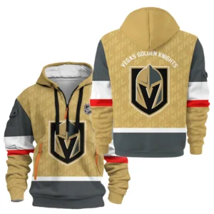 Vegas Golden Knights Hoodie Half Zipper NHL 2025 For Fan Vegas Golden Knights HVN1053VGK060625HODZ