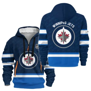 Winnipeg Jets Hoodie Half Zipper NHL 2025 For Fan Winnipeg Jets HVN1053WPG060625HODZ