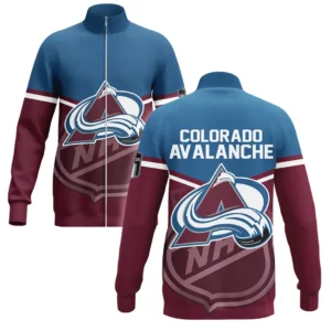 Colorado Avalanche Stand Collar Jacket NHL 2025 For Fan Colorado Avalanche HVN1054COL060625SCJ