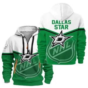 Dallas Stars Hoodie Half Zipper NHL 2025 For Fan Dallas Stars HVN1054DAL060625HODZ