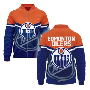 Edmonton Oilers  Bomber Jacket NHL 2025 For Fan Edmonton Oilers  HVN1054EDM060625BOB