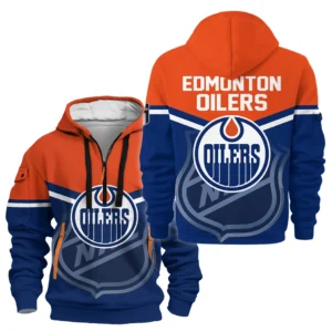 Edmonton Oilers  Hoodie Half Zipper NHL 2025 For Fan Edmonton Oilers  HVN1054EDM060625HODZ
