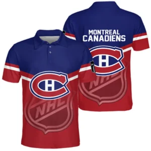 Montreal Canadiens Polo Shirt NHL 2025 For Fan Montreal Canadiens HVN1054MTL060625POS