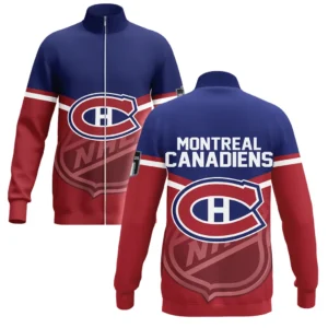 Montreal Canadiens Stand Collar Jacket NHL 2025 For Fan Montreal Canadiens HVN1054MTL060625SCJ