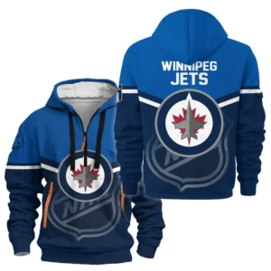 Winnipeg Jets Hoodie Half Zipper NHL 2025 For Fan Winnipeg Jets HVN1054WPG060625HODZ