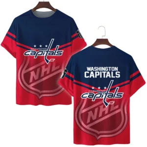 Washington Capitals T-Shirt NHL 2025 For Fan Washington Capitals HVN1054WSH060625TS3D