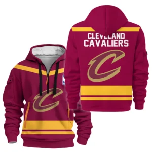 Cleveland Cavaliers Hoodie Half Zipper NBA 2025 For Fan Cleveland Cavaliers HVN1055CC060725HODZ