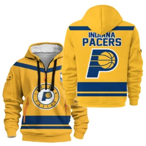 Indiana Pacers Hoodie Half Zipper NBA 2025 For Fan Indiana Pacers HVN1055IP060725HODZ