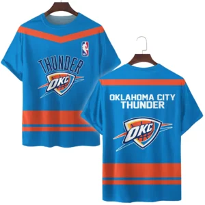 Oklahoma City Thunder T-Shirt NBA 2025 For Fan Oklahoma City Thunder HVN1055OCT060725TS3D