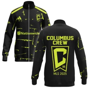 Columbus Crew Stand Collar Jacket MLS 2025 For Fan Columbus Crew HVN1056CC061025SCJ