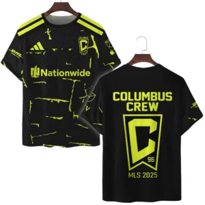 Columbus Crew T-Shirt MLS 2025 For Fan Columbus Crew HVN1056CC061025TS3D