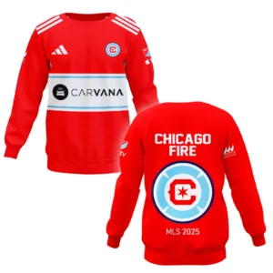 Chicago Fire Sweatshirt MLS 2025 For Fan Chicago Fire HVN1056CF061025SW
