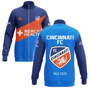 Cincinnati FC Stand Collar Jacket MLS 2025 For Fan Cincinnati FC HVN1056CFC061025SCJ