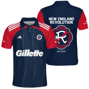 New England Revolution Polo Shirt MLS 2025 For Fan New England Revolution HVN1056NER061025POS