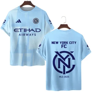 New York City FC T-Shirt MLS 2025 For Fan New York City FC HVN1056NYC061025TS3D