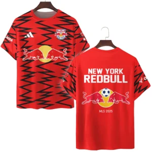 New York Red Bulls T-Shirt MLS 2025 For Fan New York Red Bulls HVN1056NYR061025TS3D