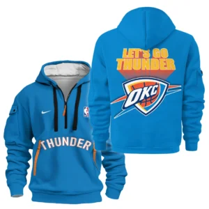 Oklahoma City Thunder Hoodie Half Zipper MLS 2025 For Fan Oklahoma City Thunder HVN1058THD061025HODZ