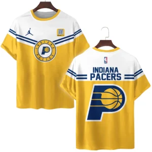Indiana Pacers T-Shirt NBA 2025 For Fan Indiana Pacers HVN1060IP061125TS3D