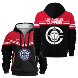 Los Angeles Clippers Hoodie Half Zipper NBA 2025 For Fan Los Angeles Clippers HVN1060LAC061125HODZ