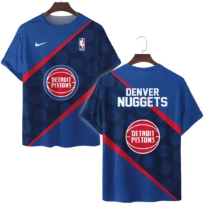 Detroit Pistons T-Shirt NBA 2025 For Fan Detroit Pistons HVN1062DP061225TS3D