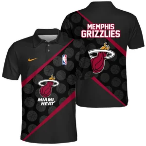 Miami Heat Polo Shirt NBA 2025 For Fan Miami Heat HVN1062MH061225POS