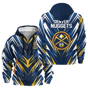 Denver Nuggets Hoodie Half Zipper NBA 2025 For Fan Denver Nuggets HVN1063DN061225HODZ