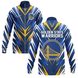 Golden Stae Warriors Stand Collar Jacket NBA 2025 For Fan Golden Stae Warriors HVN1063GSW061225SCJ