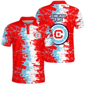 Chicago Fire Polo Shirt MLS 2025 For Fan Chicago Fire HVN1066CF061625POS
