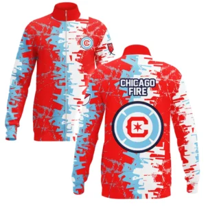 Chicago Fire Stand Collar Jacket MLS 2025 For Fan Chicago Fire HVN1066CF061625SCJ