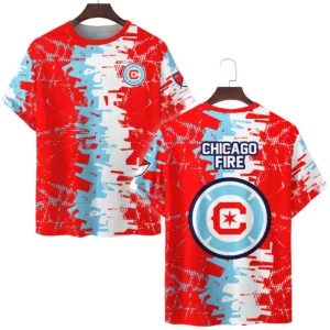 Chicago Fire T-Shirt MLS 2025 For Fan Chicago Fire HVN1066CF061625TS3D