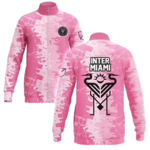 Inter Miami Stand Collar Jacket MLS 2025 For Fan Inter Miami HVN1066IM061625SCJ