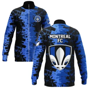 Montreal FC Stand Collar Jacket MLS 2025 For Fan Montreal FC HVN1066MFC061625SCJ