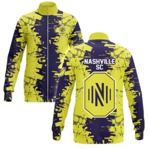 Nashville SC Stand Collar Jacket MLS 2025 For Fan Nashville SC HVN1066NSC061625SCJ