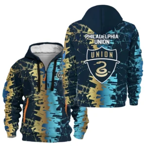 Philadelphia Union Hoodie Half Zipper MLS 2025 For Fan Philadelphia Union HVN1066PU061625HODZ