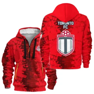Toronto FC Hoodie Half Zipper MLS 2025 For Fan  Toronto FC HVN1066TFC061625HODZ