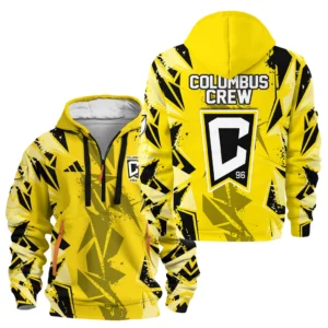 Columbus Crew Hoodie Half Zipper MLS 2025 For Fan Columbus Crew HVN1068CC061725HODZ