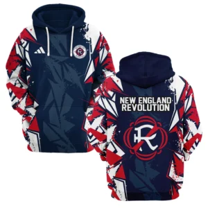 New England Revolution Hoodie MLS 2025 For Fan New England Revolution HVN1068NER061725HOD